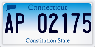 CT license plate AP02175