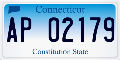 CT license plate AP02179