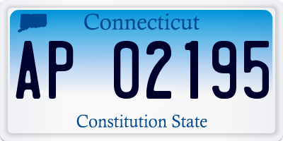 CT license plate AP02195