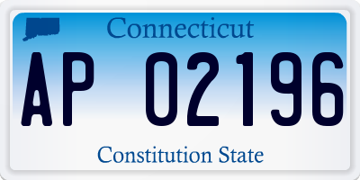 CT license plate AP02196