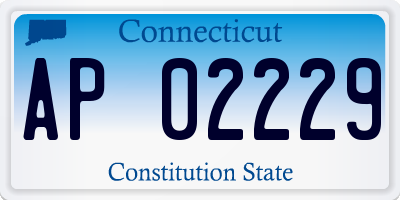 CT license plate AP02229