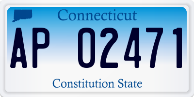 CT license plate AP02471