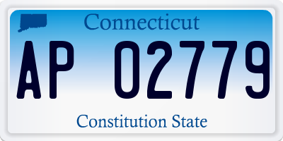 CT license plate AP02779