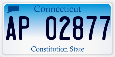 CT license plate AP02877