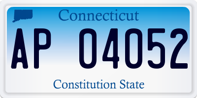 CT license plate AP04052