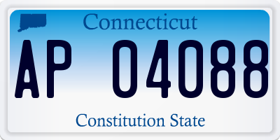 CT license plate AP04088