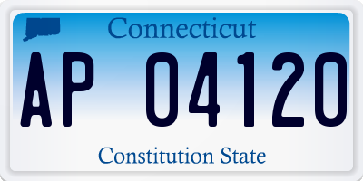 CT license plate AP04120