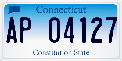 CT license plate AP04127