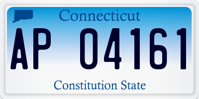 CT license plate AP04161