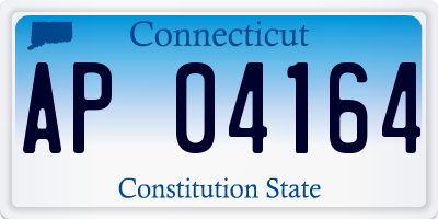 CT license plate AP04164