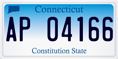 CT license plate AP04166