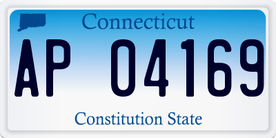 CT license plate AP04169