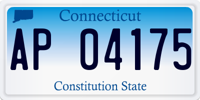 CT license plate AP04175