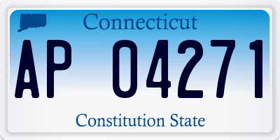 CT license plate AP04271