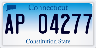 CT license plate AP04277
