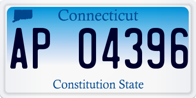 CT license plate AP04396