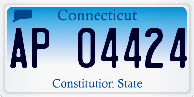 CT license plate AP04424