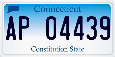 CT license plate AP04439