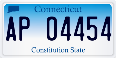 CT license plate AP04454