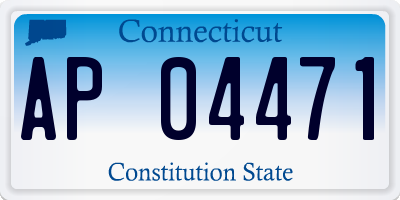 CT license plate AP04471