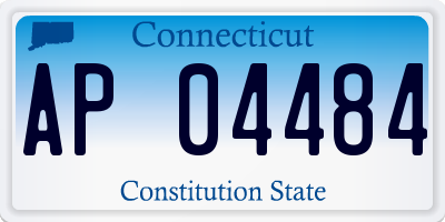 CT license plate AP04484
