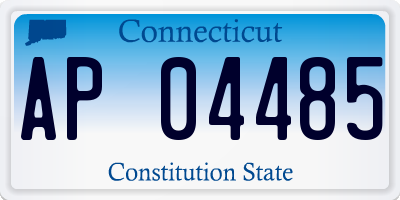 CT license plate AP04485