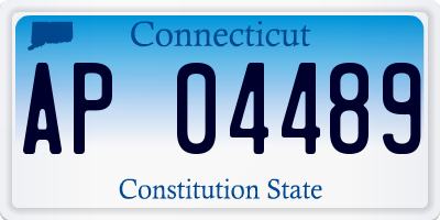 CT license plate AP04489