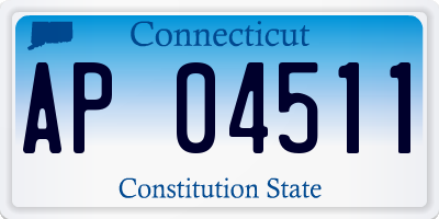 CT license plate AP04511