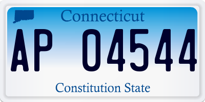 CT license plate AP04544