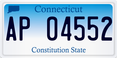 CT license plate AP04552