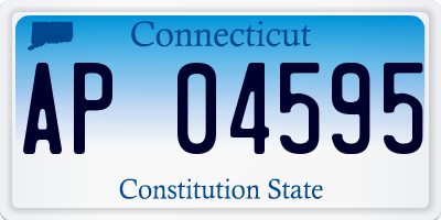 CT license plate AP04595