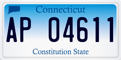 CT license plate AP04611