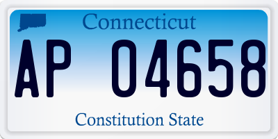 CT license plate AP04658