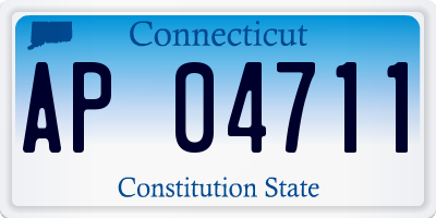 CT license plate AP04711