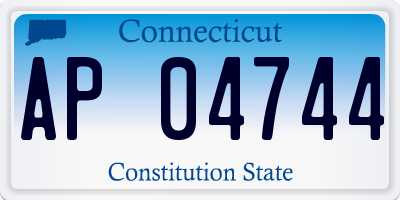 CT license plate AP04744