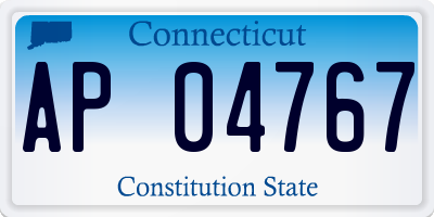 CT license plate AP04767