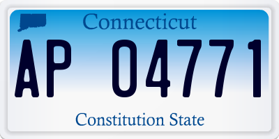 CT license plate AP04771