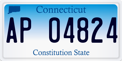 CT license plate AP04824