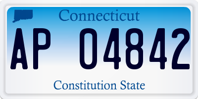CT license plate AP04842