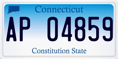 CT license plate AP04859