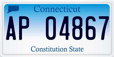 CT license plate AP04867
