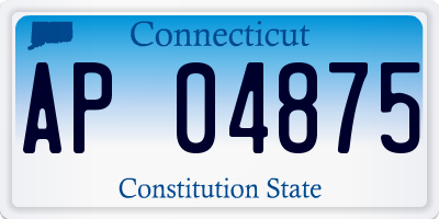 CT license plate AP04875