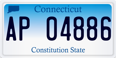 CT license plate AP04886