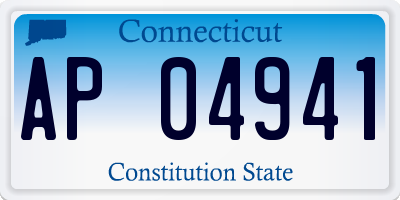 CT license plate AP04941