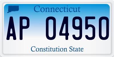 CT license plate AP04950