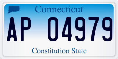 CT license plate AP04979