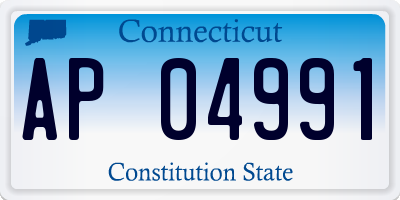 CT license plate AP04991