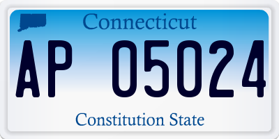 CT license plate AP05024