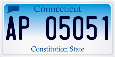 CT license plate AP05051