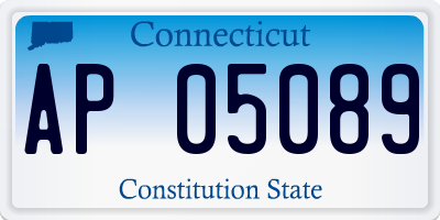 CT license plate AP05089